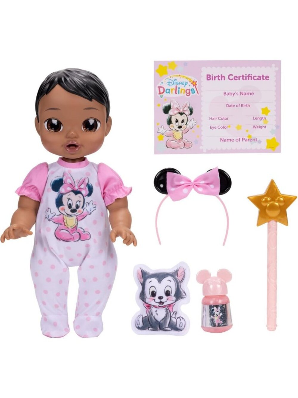 Interactive 13-Inch Baby Doll with Magical Lights, Sounds & Accessories - Ages